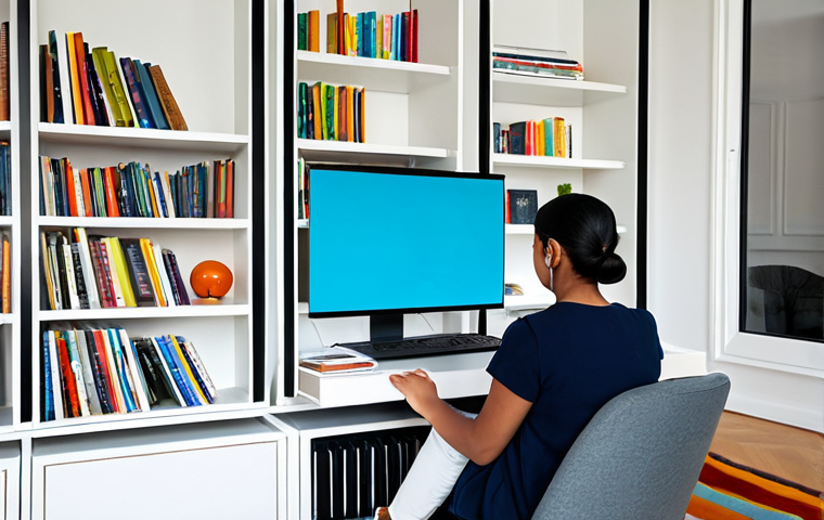 광고디자인 자격증 시험 후기 - Professional Graphic Designer**

"A graphic designer working at a brightly lit desk, surrounded by d...