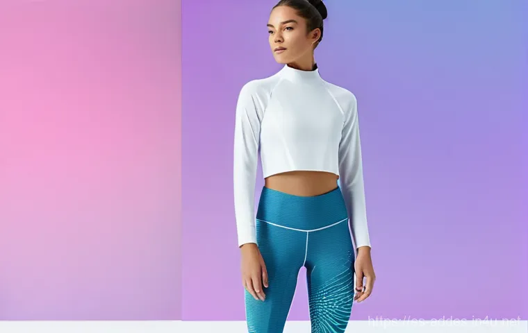 광고디자인과 디지털 마케팅의 융합 - **Prompt:** A futuristic, brightly lit design studio where a young female designer, dressed in smart...