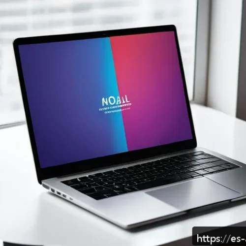 광고디자인 포트폴리오의 중요성 - A modern creative professional&rsquo;s digital portfolio displayed on a sleek laptop screen in a bright, m...